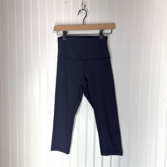 Lululemon Leggings Bundle of 3 4/6 | Print + Solid High Rise Yoga Pants Active - Picture 5 of 8